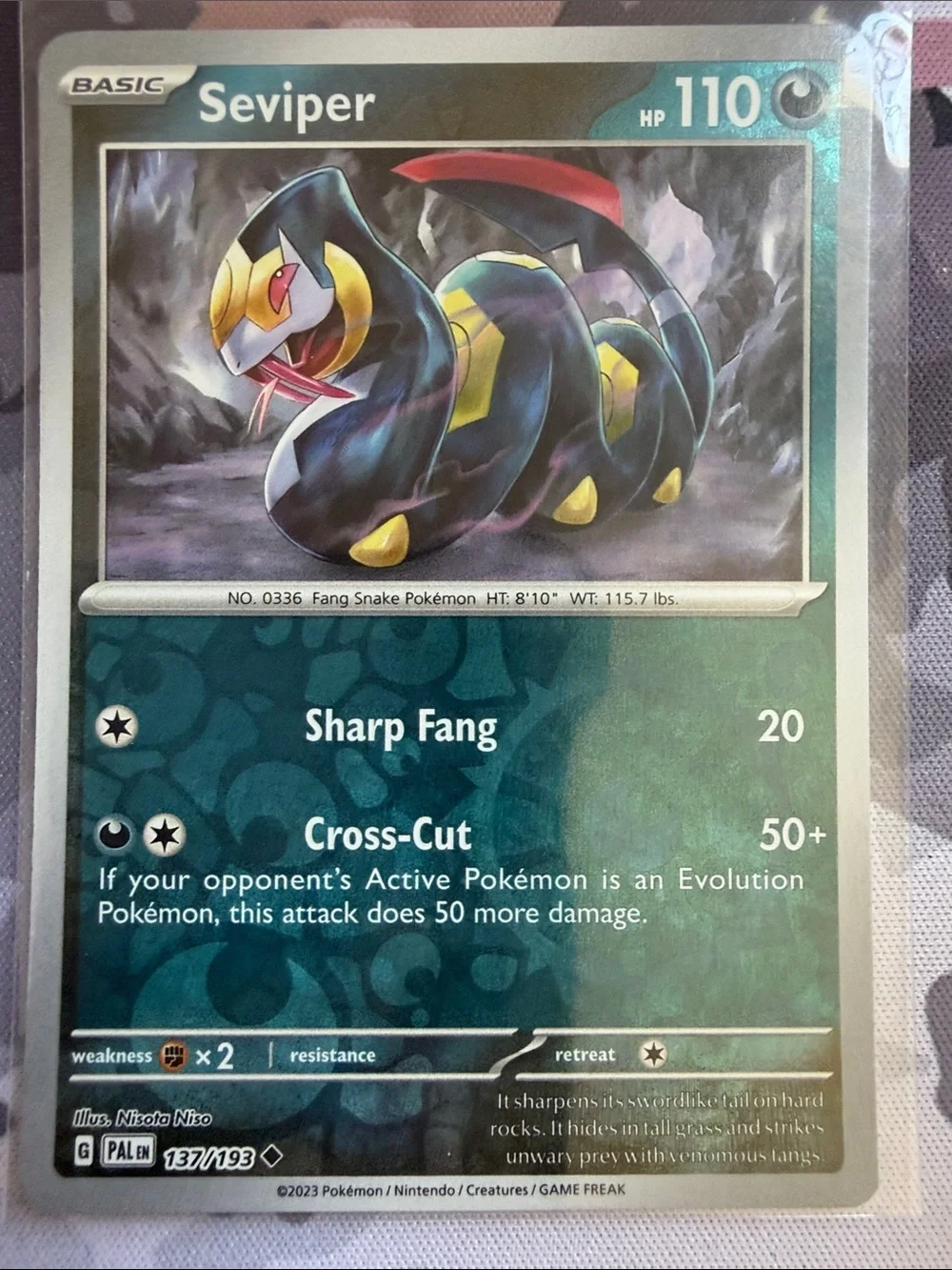 Silicobra & Seviper Holo Reverse Holo Pokémon Card Lot | 4 Snake Cards ✨5/$25✨